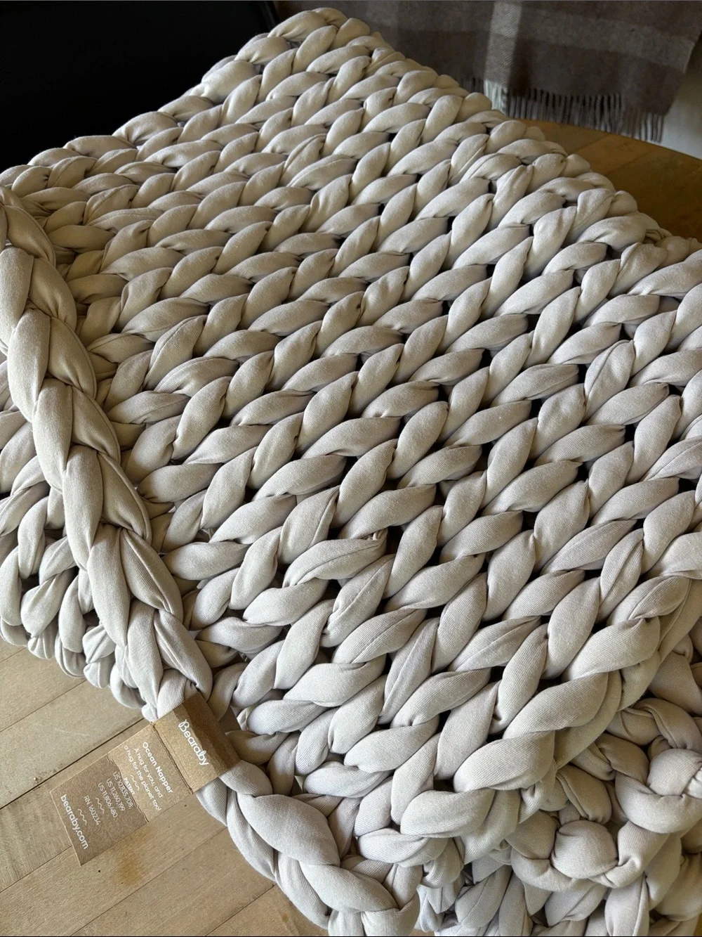 Chunky Knit Throw Blanket